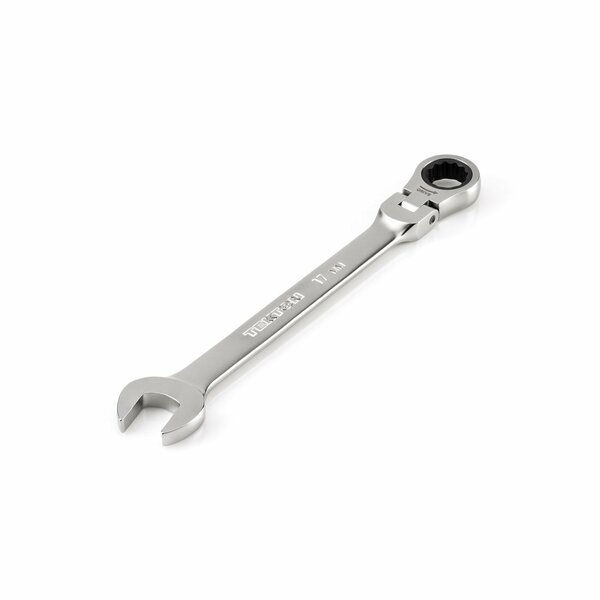 Tekton 17 mm Flex Head 12-Point Ratcheting Combination Wrench WRC26417